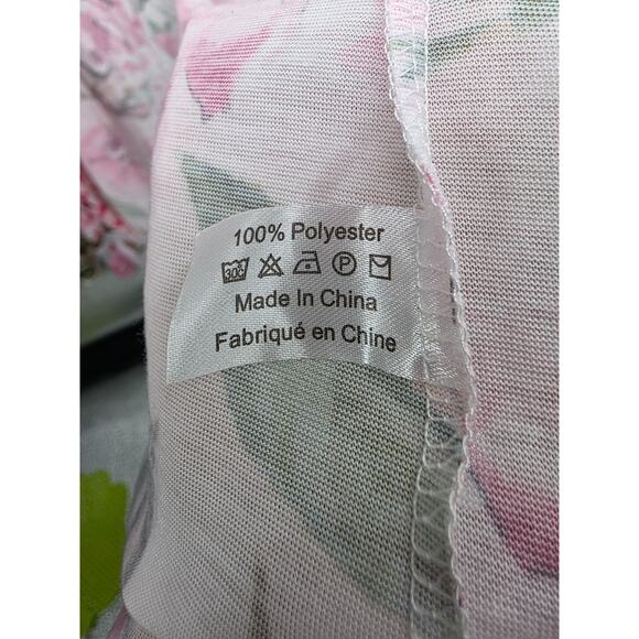 Show Me Your Mumu Womens Floral Kimono Robe O/S Polyester Pink & Green - Picture 5 of 8